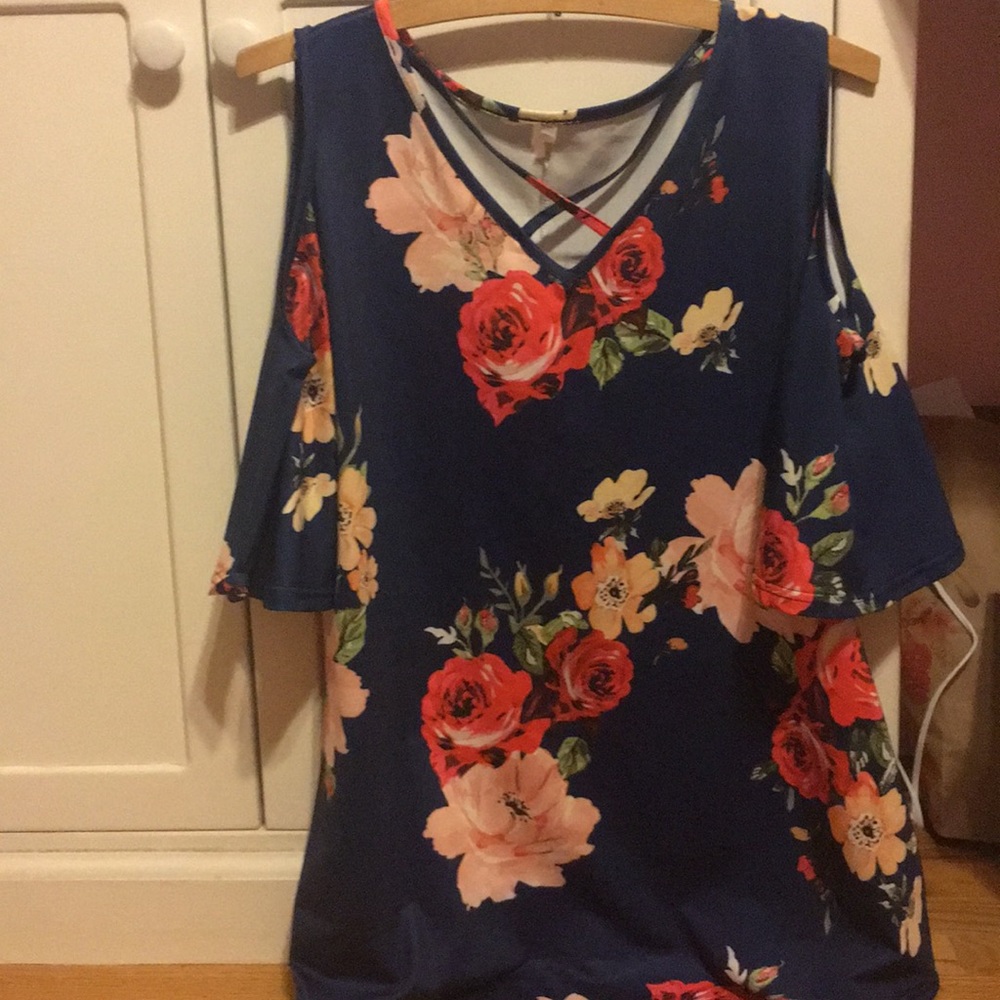 Top with shoulder cut outs